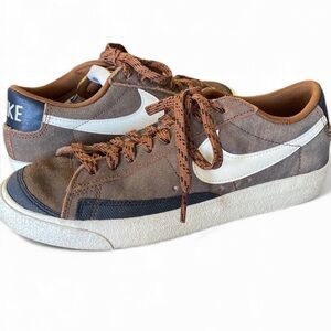 NIKE BLAZER LOW • Vintage Brown Suede • Men’s Size 6